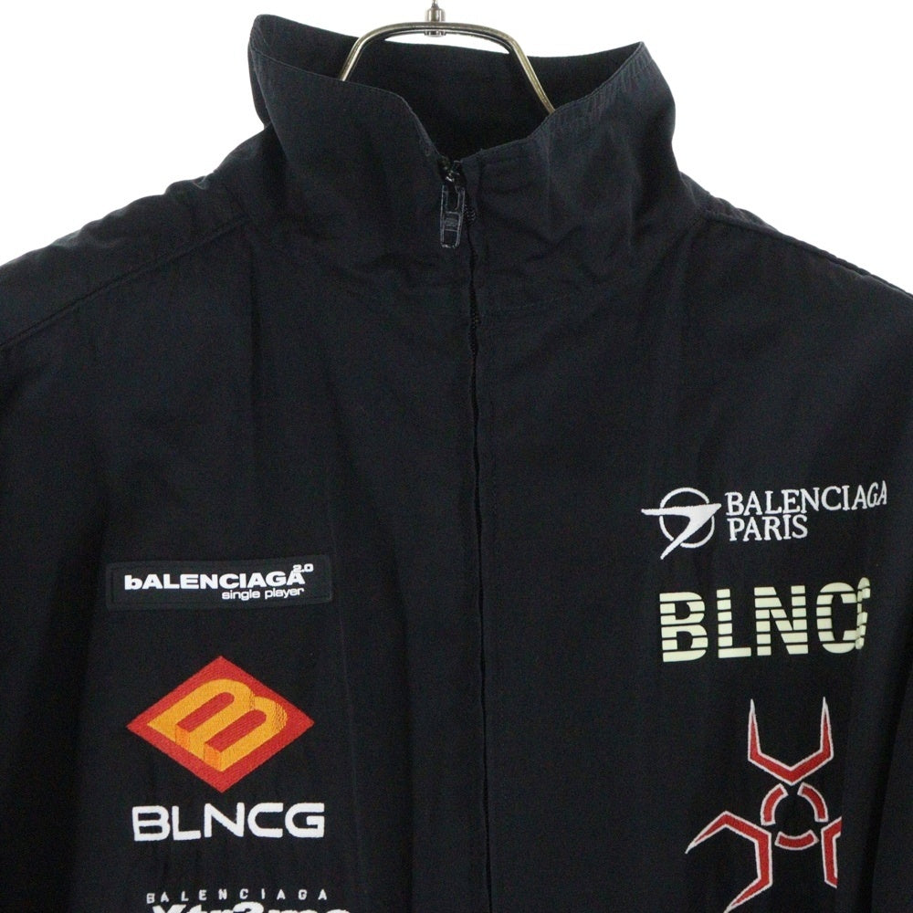 BALENCIAGA(バレンシアガ) 21AW Gamer Track Jacket オーバーサイズ トラックジャケット ブラック 663153 TIM39
