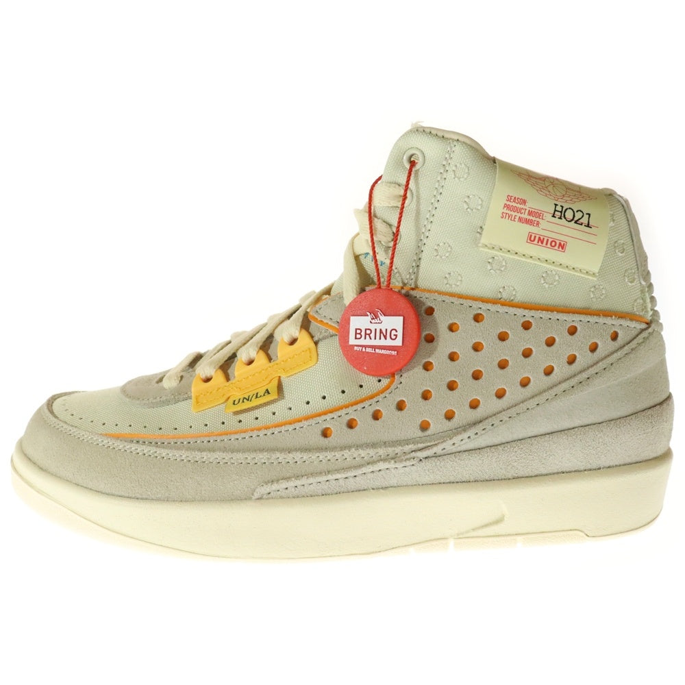 NIKE(ナイキ) ×UNION AIR JORDAN 2 RETRO SP UNION DN3802-200 ユニオン エアジョーダン レトロ ハイカットスニーカー アイボリー US7/25.0cm