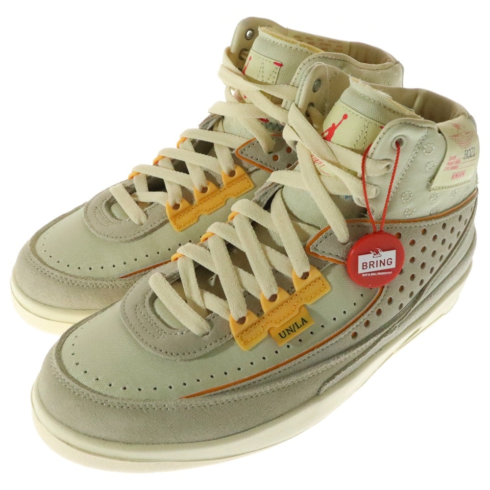 NIKE(ナイキ) ×UNION AIR JORDAN 2 RETRO SP UNION DN3802-200 ユニオン エアジョーダン レトロ ハイカットスニーカー アイボリー US7/25.0cm