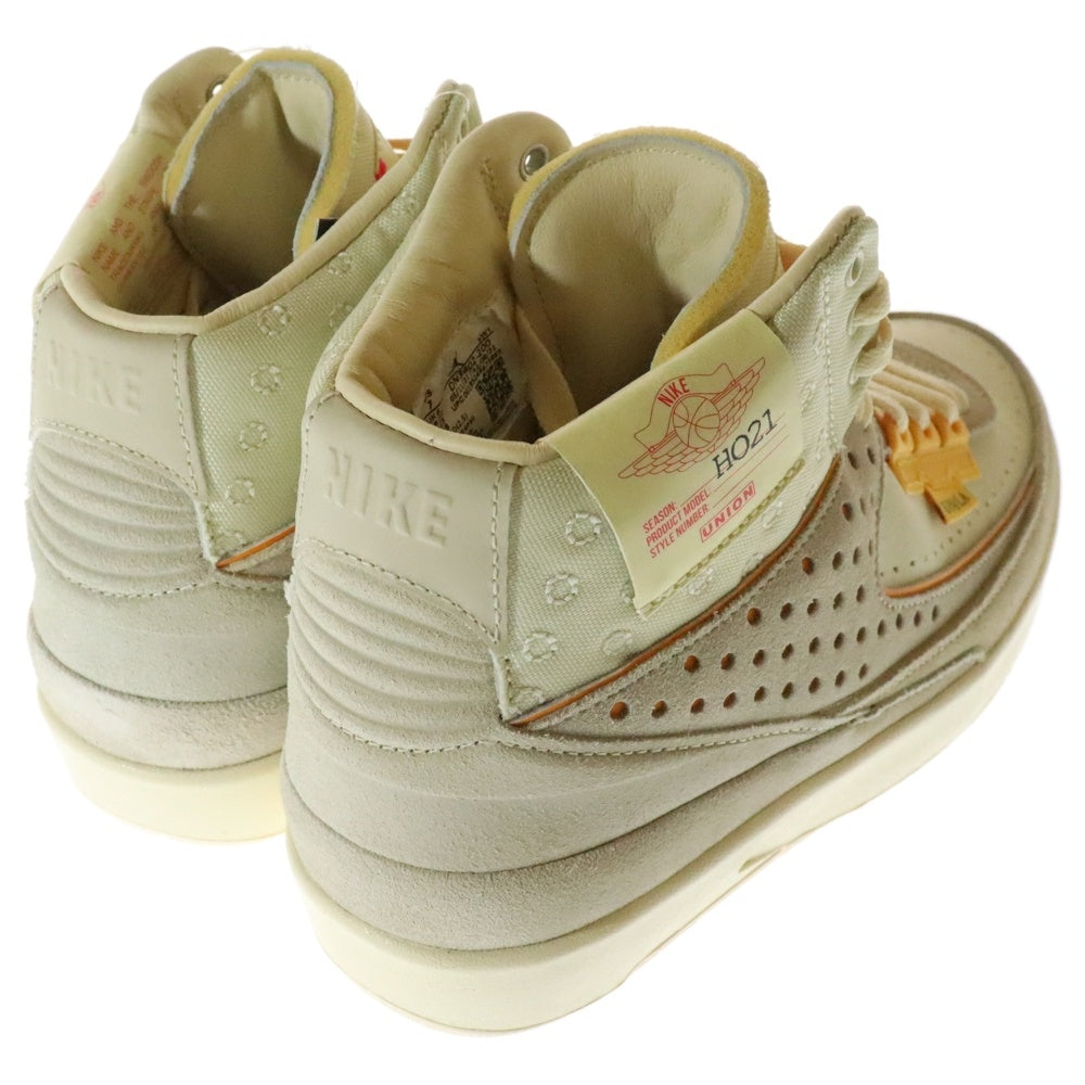 NIKE(ナイキ) ×UNION AIR JORDAN 2 RETRO SP UNION DN3802-200 ユニオン エアジョーダン レトロ ハイカットスニーカー アイボリー US7/25.0cm