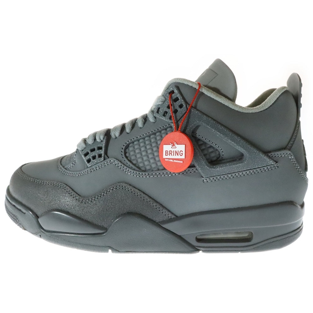 NIKE(ナイキ) AIR JORDAN 4 RETRO SE WET CEMENT エアジョーダン4 レトロ ウェットセメント ローカットスニーカー グレー US9.5/27.5cm FQ7928-001