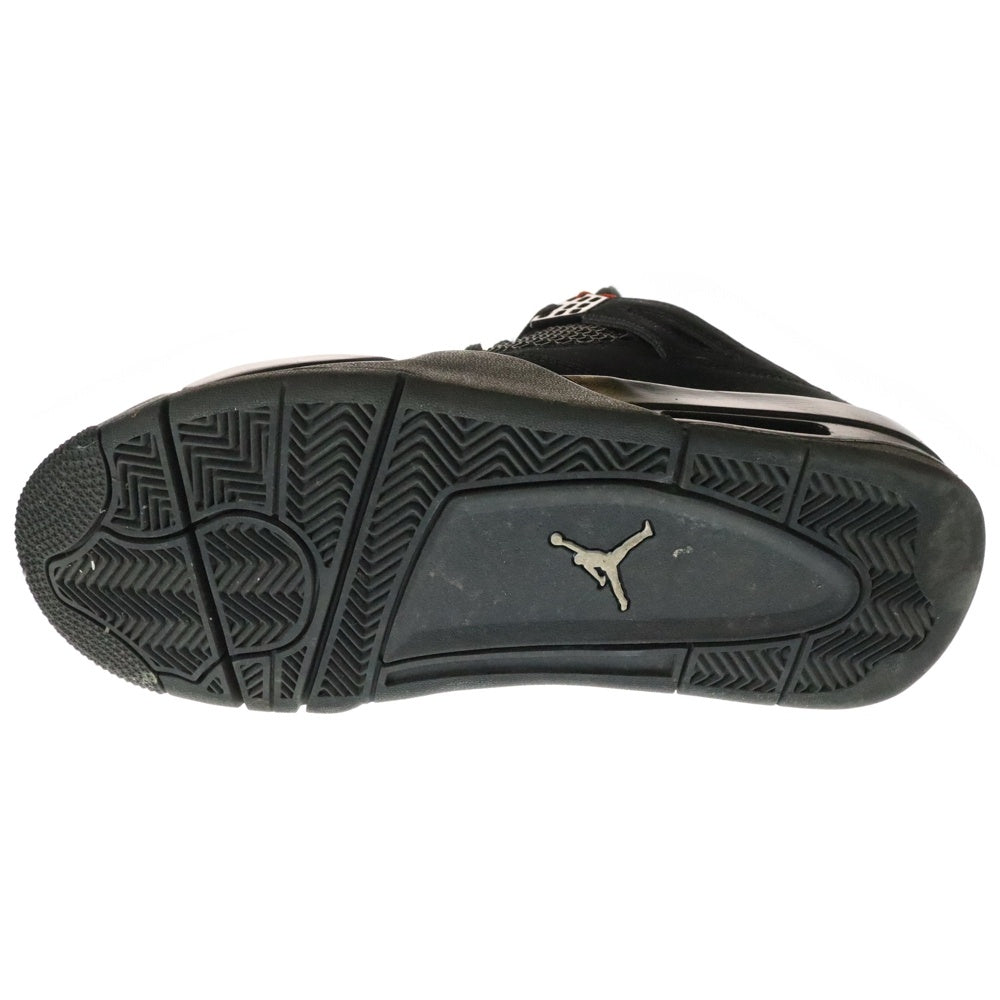 NIKE(ナイキ) AIR JORDAN 4 BLACK CAT エアジョーダン4 ブラックキャット ハイカットスニーカー ブラック US9/27.0cm CU1110-010