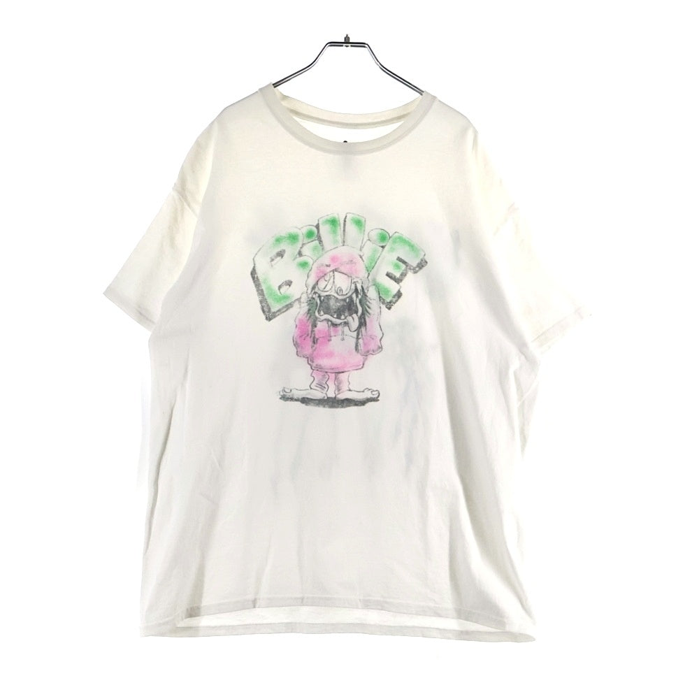 READY MADE(レディメイド) ×BILLIE EILISH ビリーアイリッシュ 両面プリント 半袖Tシャツ カットソー ホワイト