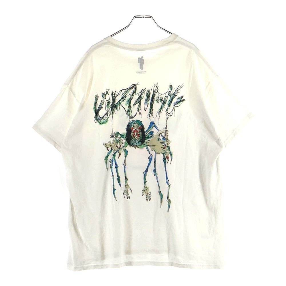 READY MADE(レディメイド) ×BILLIE EILISH ビリーアイリッシュ 両面プリント 半袖Tシャツ カットソー ホワイト