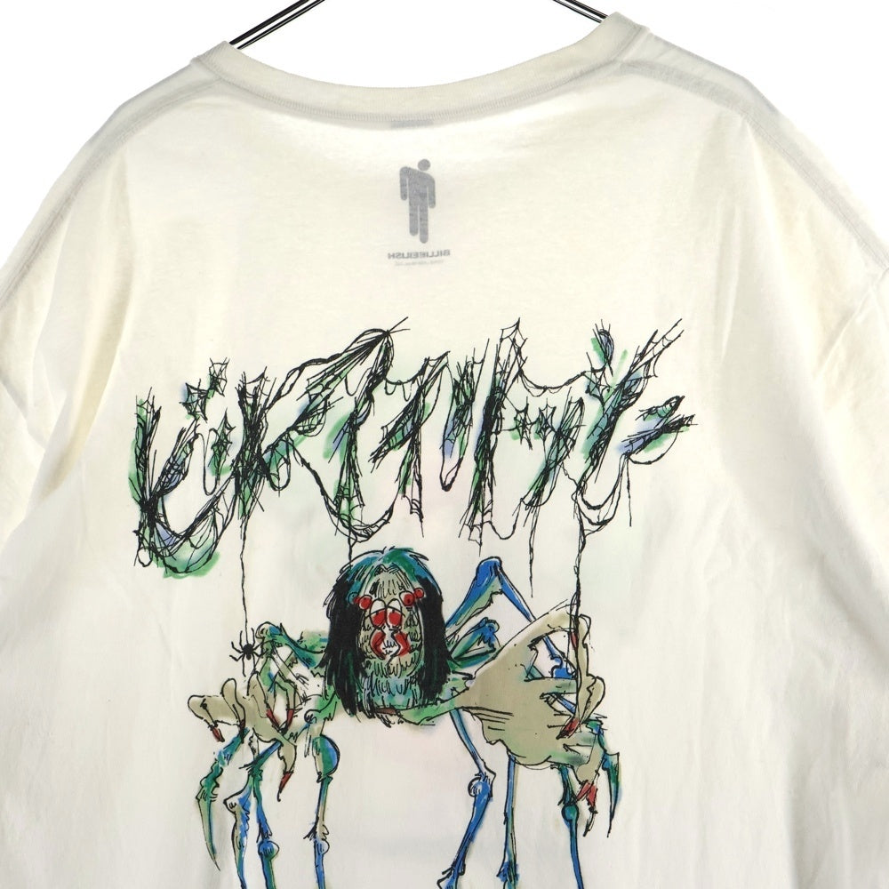 READY MADE(レディメイド) ×BILLIE EILISH ビリーアイリッシュ 両面プリント 半袖Tシャツ カットソー ホワイト