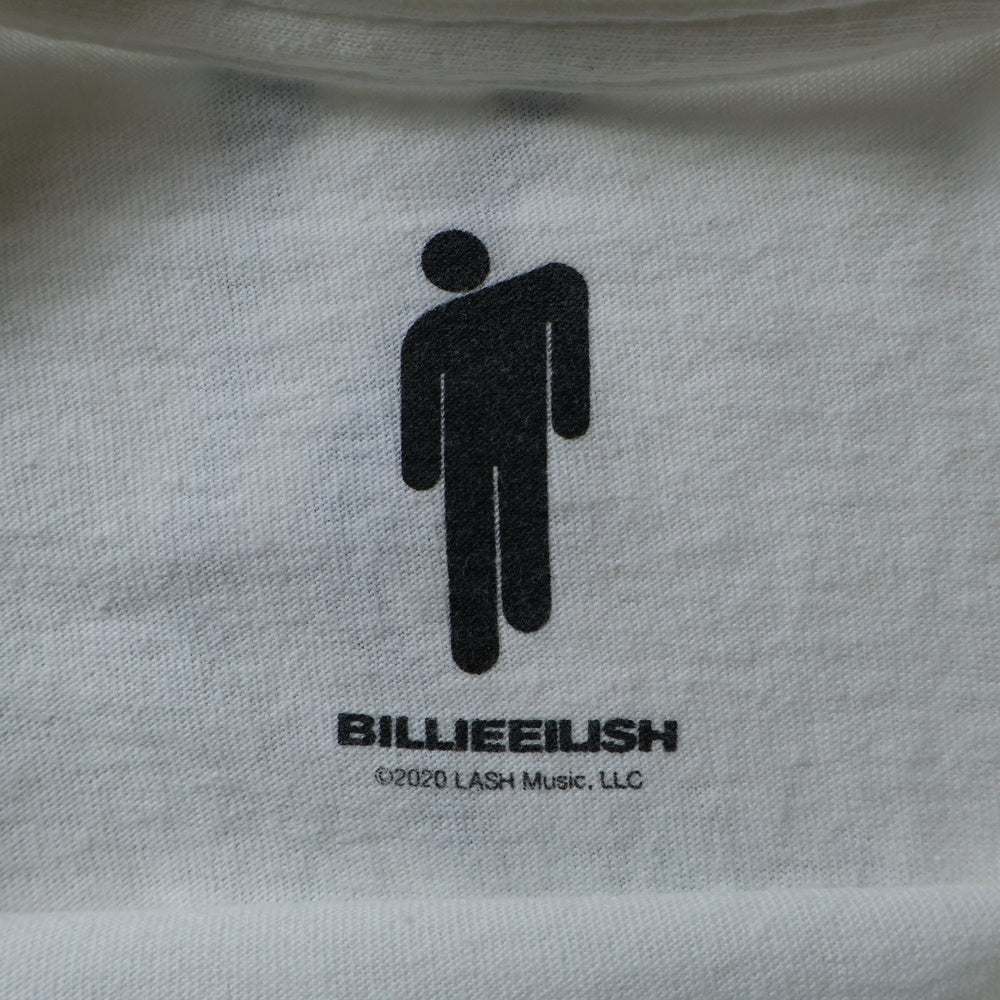 READY MADE(レディメイド) ×BILLIE EILISH ビリーアイリッシュ 両面プリント 半袖Tシャツ カットソー ホワイト