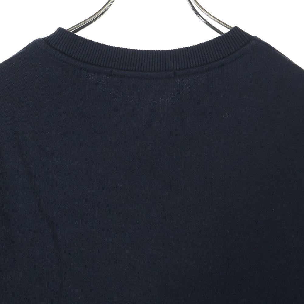 MSGM(エムエスジーエム) フロントプリント クルーネックスウェット トレーナー ブラック 2000MM513