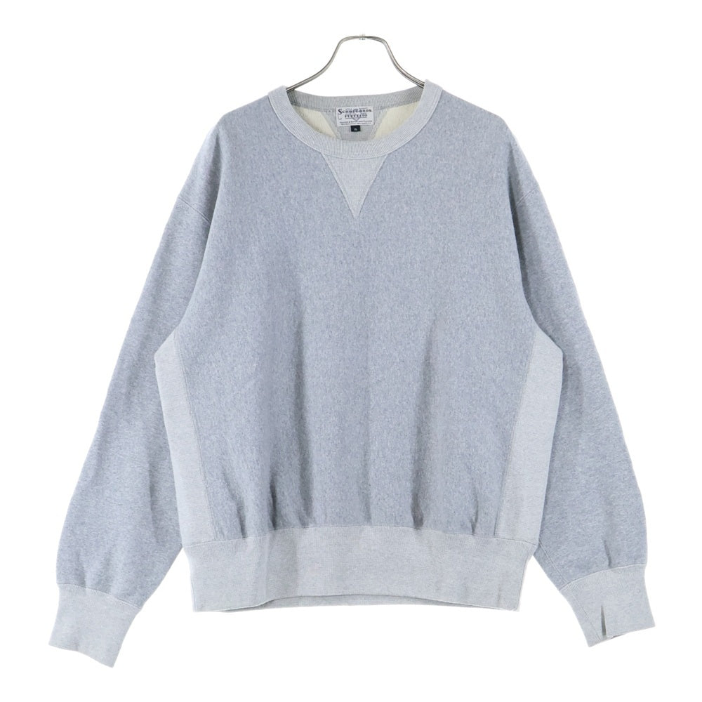 SCHOTT(ショット) PERFECTO Double V SWEAT パーフェクト ダブル V スウェット トレーナー グレー 782-4932001
