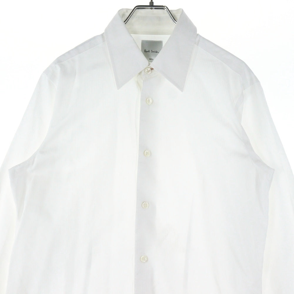 Paul Smith(ポールスミス) ストライプ コットン長袖ロングスリーブシャツ PF-CR-78825 ホワイト