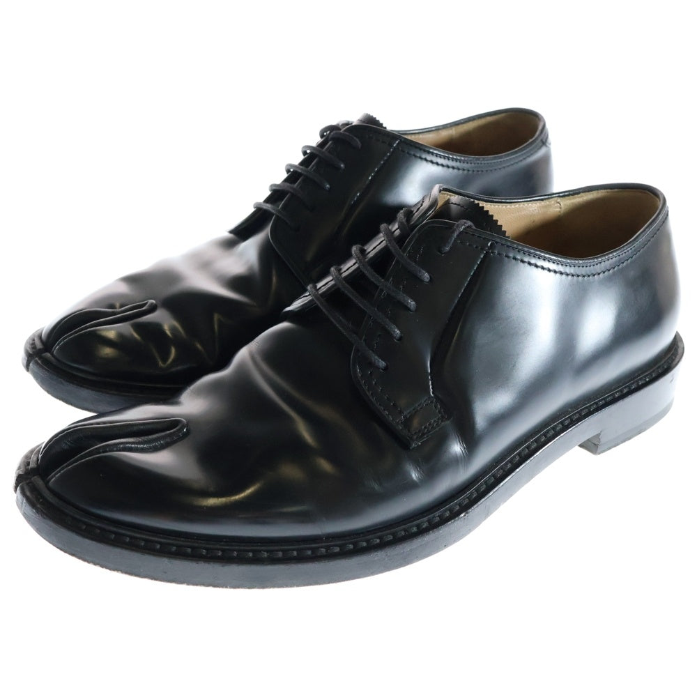 Maison Margiela 22(メゾンマルジェラ) TABI タビ レースアップ ダービーレザーシューズ ブラック