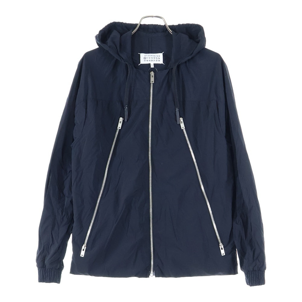 Maison Margiela 10(メゾン マルジェラ) 16SS ハの字 ジップアップフーデッドジャケット S30AM0333 ネイビー