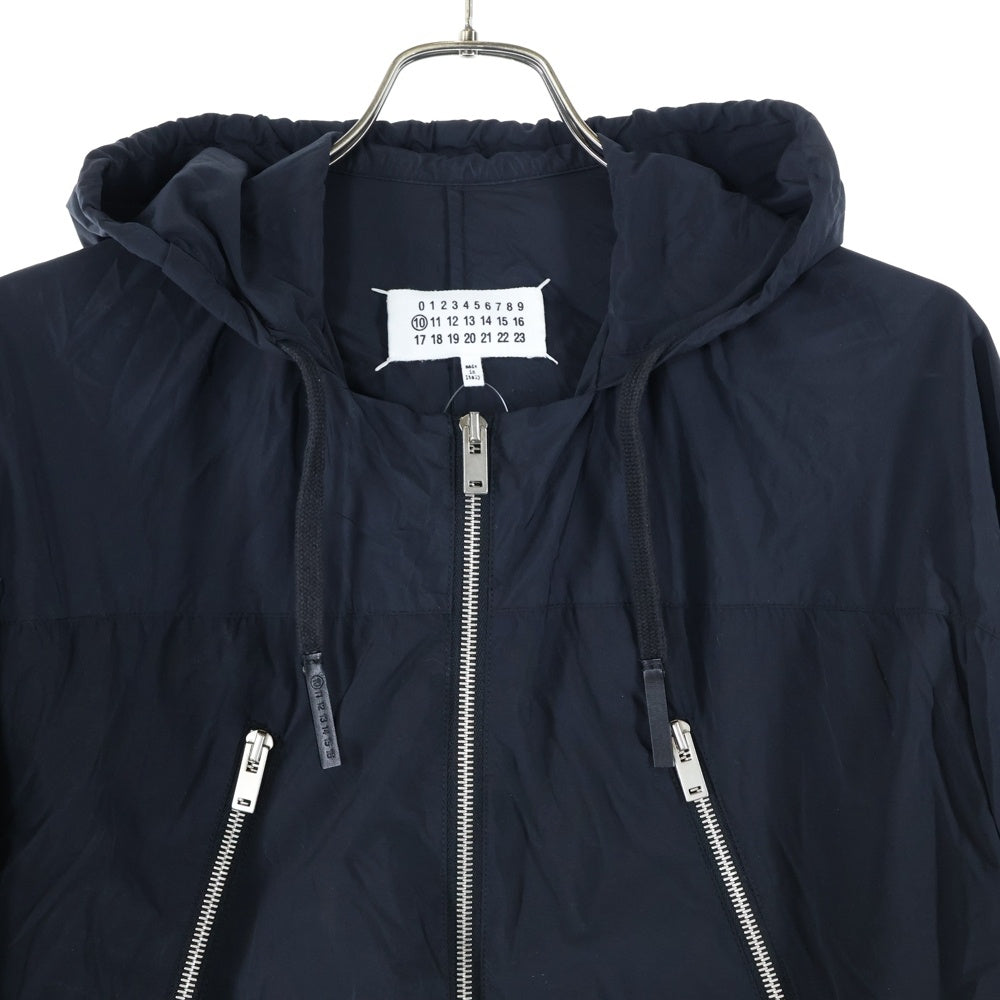 Maison Margiela 10(メゾン マルジェラ) 16SS ハの字 ジップアップフーデッドジャケット S30AM0333 ネイビー