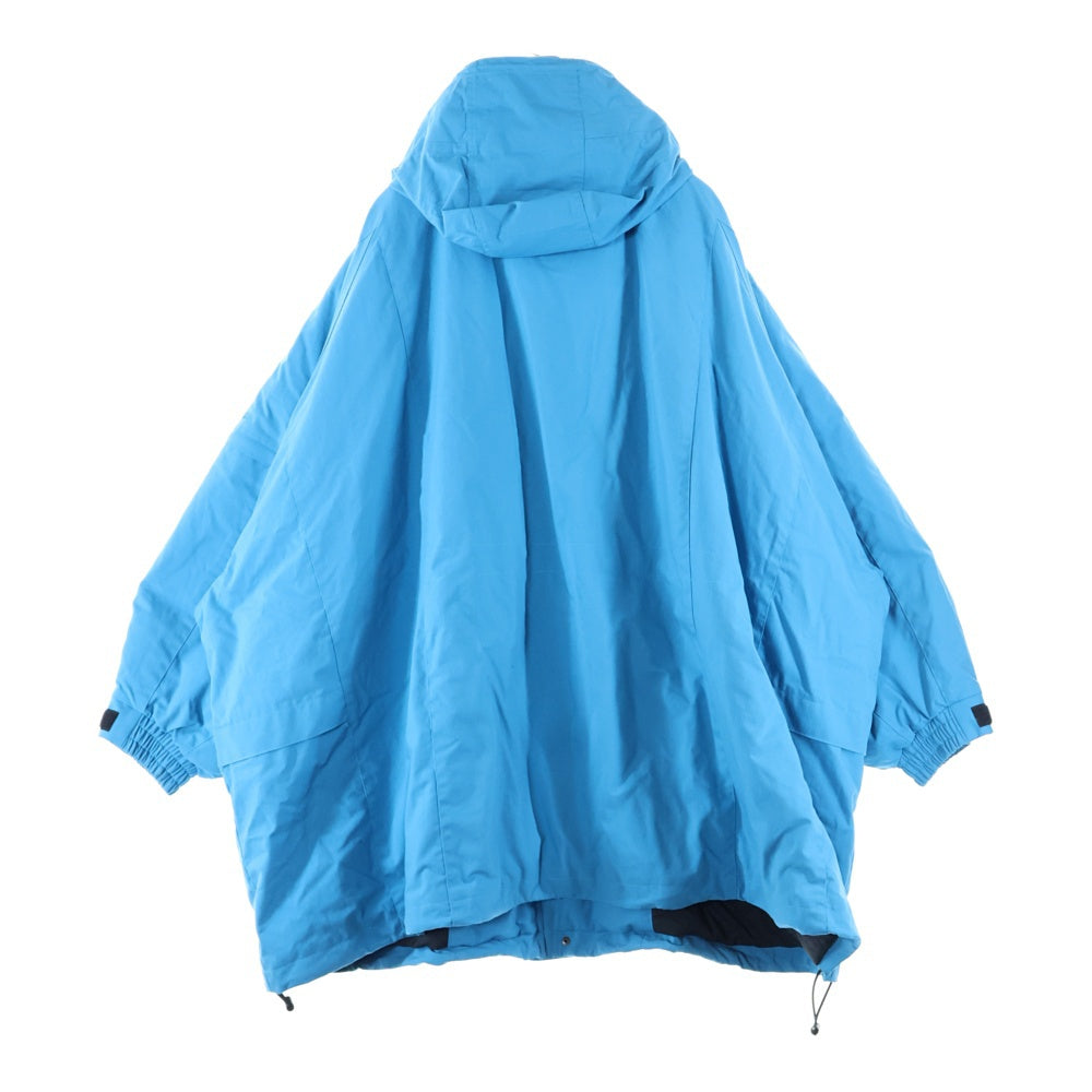 BALENCIAGA(バレンシアガ) New Parka Blue 544312 TCQ03 フーデットナイロンロングジャケット ブルー
