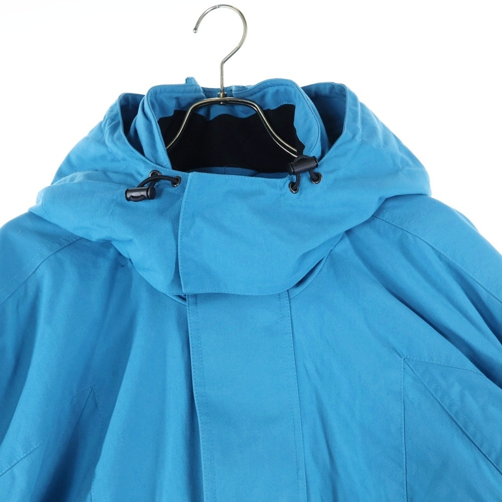 BALENCIAGA(バレンシアガ) New Parka Blue 544312 TCQ03 フーデットナイロンロングジャケット ブルー