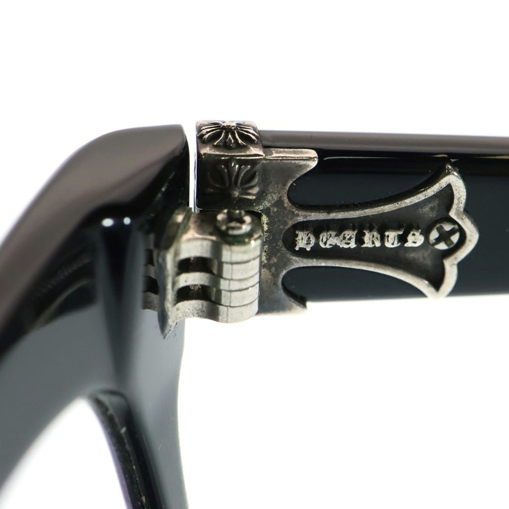CHROME HEARTS(クロムハーツ) VA JAY JAY ウェリントン アイウェア メガネ ブラック ※度入り