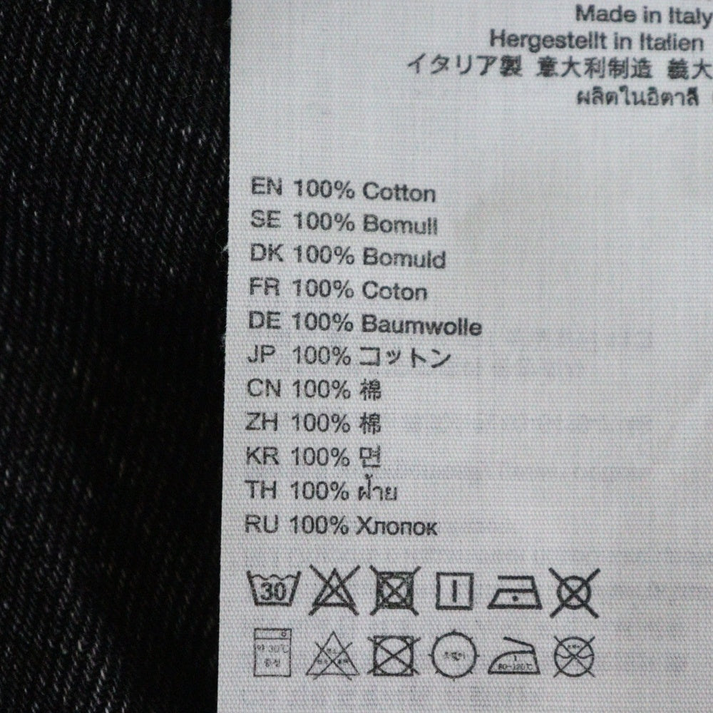 Acne Studios(アクネ ストゥディオズ) ウォッシュド加工 オーバーサイズ デニムジャケット ブラック FN-UX-OUTW000018