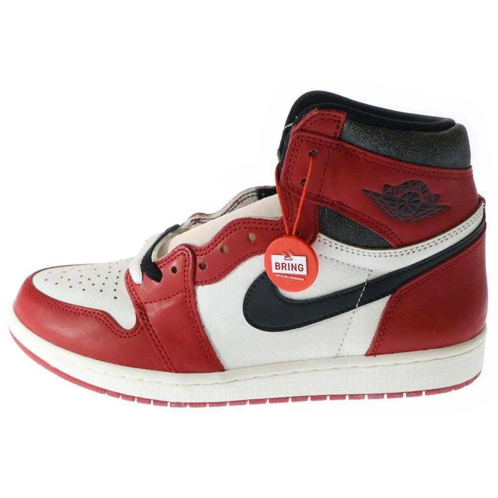 NIKE(ナイキ) AIR JORDAN 1 HIGH OG LOST & FOUND CHICAGO DZ5485-612 エアジョーダン1 ロスト&ファウンド シカゴ ハイカットスニーカー US11/29.0cm ホワイト/レッド