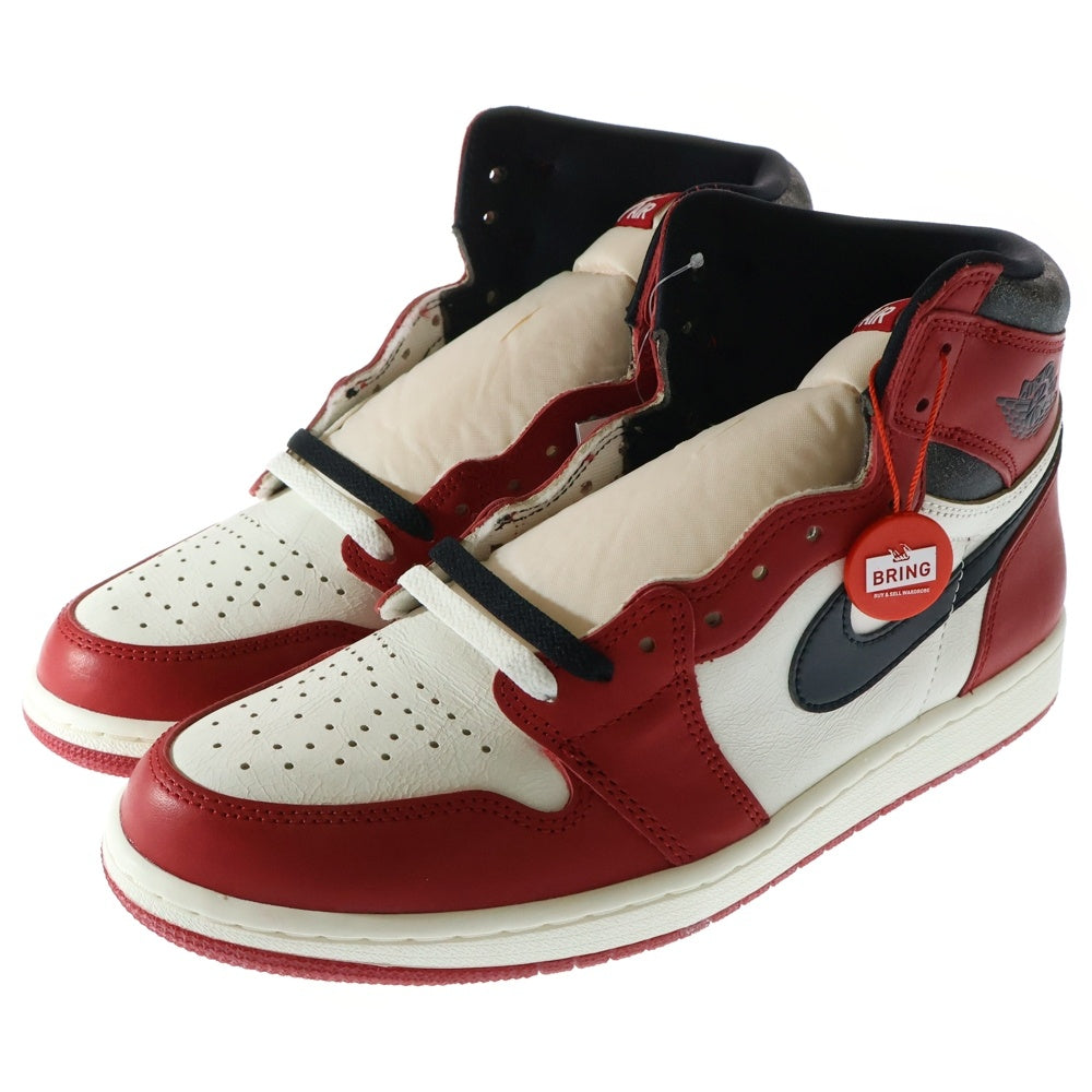 NIKE(ナイキ) AIR JORDAN 1 HIGH OG LOST & FOUND CHICAGO DZ5485-612 エアジョーダン1 ロスト&ファウンド シカゴ ハイカットスニーカー US11/29.0cm ホワイト/レッド