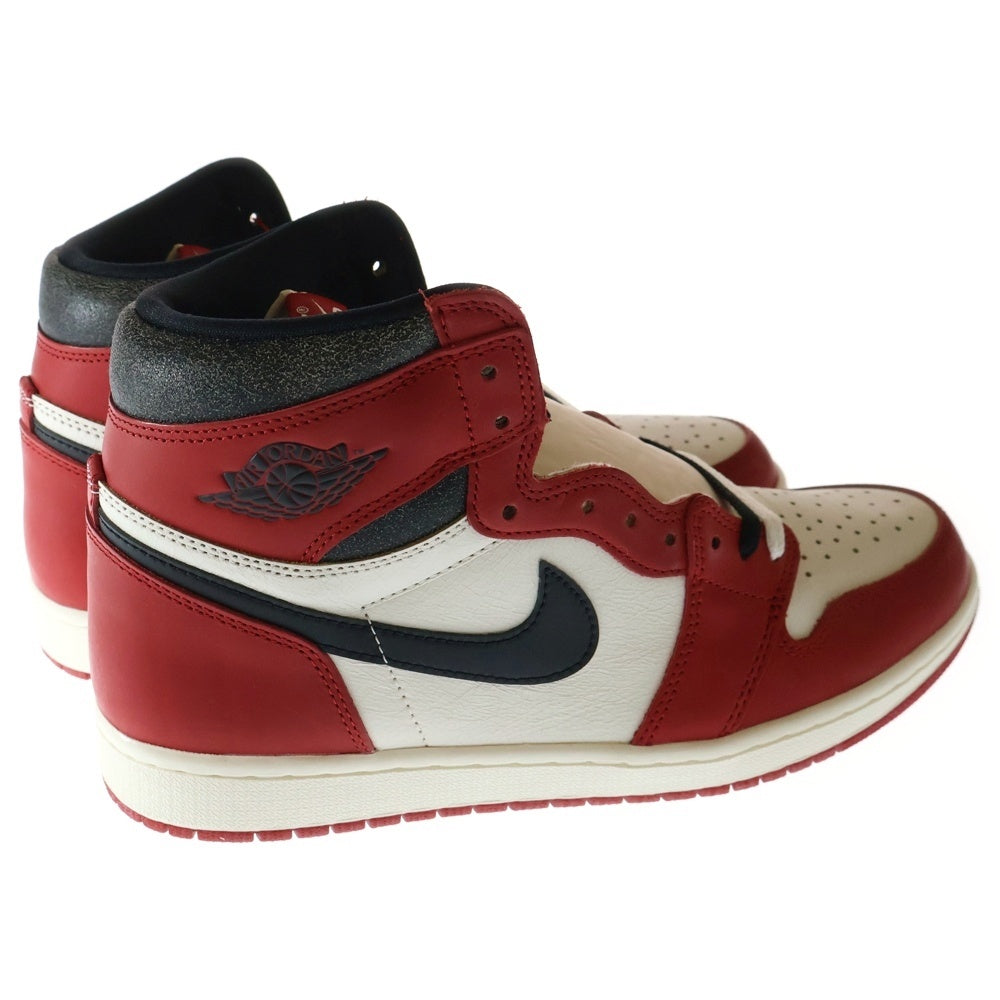 NIKE(ナイキ) AIR JORDAN 1 HIGH OG LOST & FOUND CHICAGO DZ5485-612 エアジョーダン1 ロスト&ファウンド シカゴ ハイカットスニーカー US11/29.0cm ホワイト/レッド