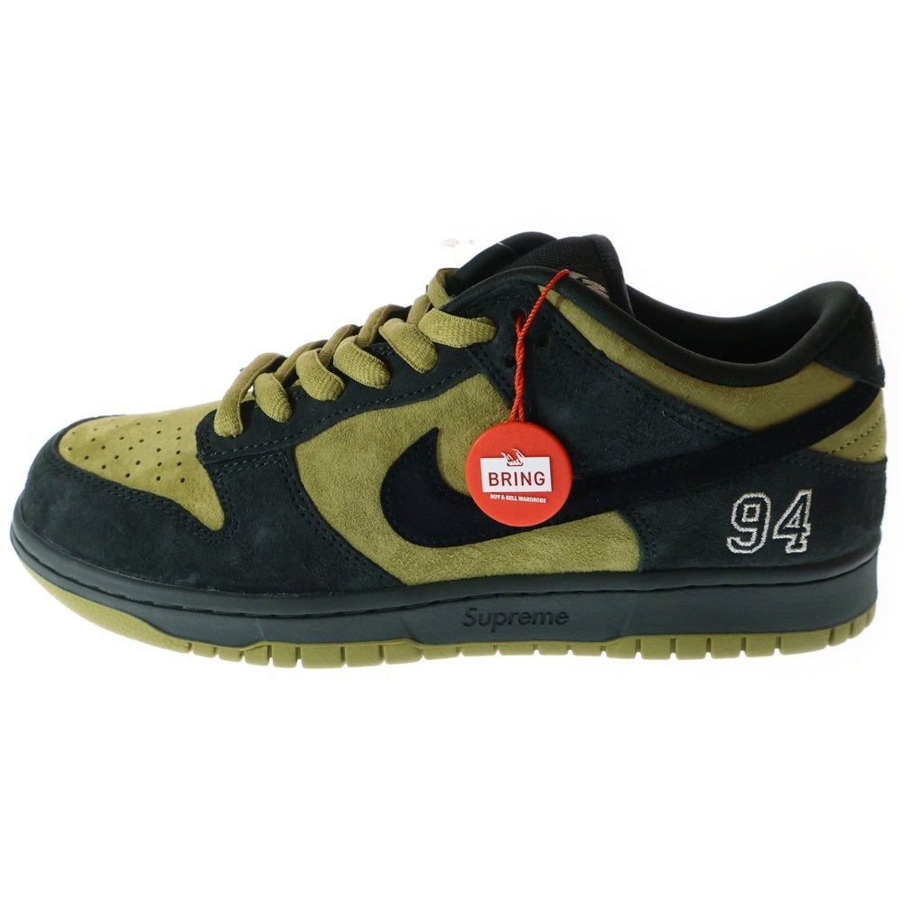 NIKE SB(ナイキエスビー) ×Supreme Dunk Low Camper Green HQ8487-300 アジア限定 ダンク ローカットスニーカー キャンパーグリーン US9/27.0cm