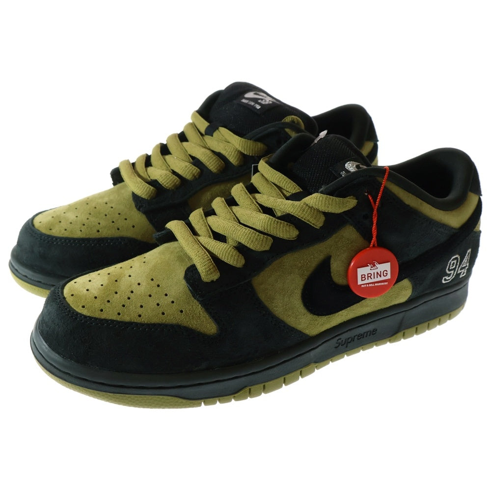 NIKE SB(ナイキエスビー) ×Supreme Dunk Low Camper Green HQ8487-300 アジア限定 ダンク ローカットスニーカー キャンパーグリーン US9/27.0cm