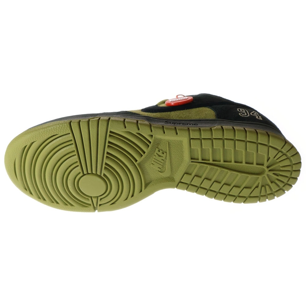 NIKE SB(ナイキエスビー) ×Supreme Dunk Low Camper Green HQ8487-300 アジア限定 ダンク ローカットスニーカー キャンパーグリーン US9/27.0cm