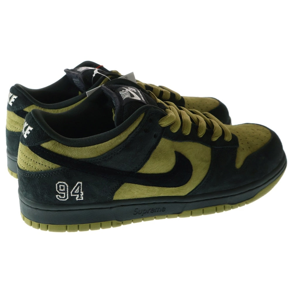 NIKE SB(ナイキエスビー) ×Supreme Dunk Low Camper Green HQ8487-300 アジア限定 ダンク ローカットスニーカー キャンパーグリーン US9.5/27.5cm