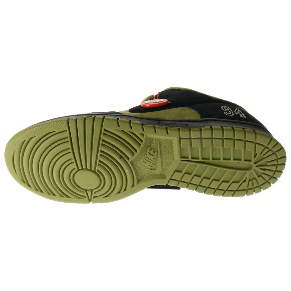 NIKE SB(ナイキエスビー) ×Supreme Dunk Low Camper Green HQ8487-300 アジア限定 ダンク ローカットスニーカー キャンパーグリーン US9.5/27.5cm