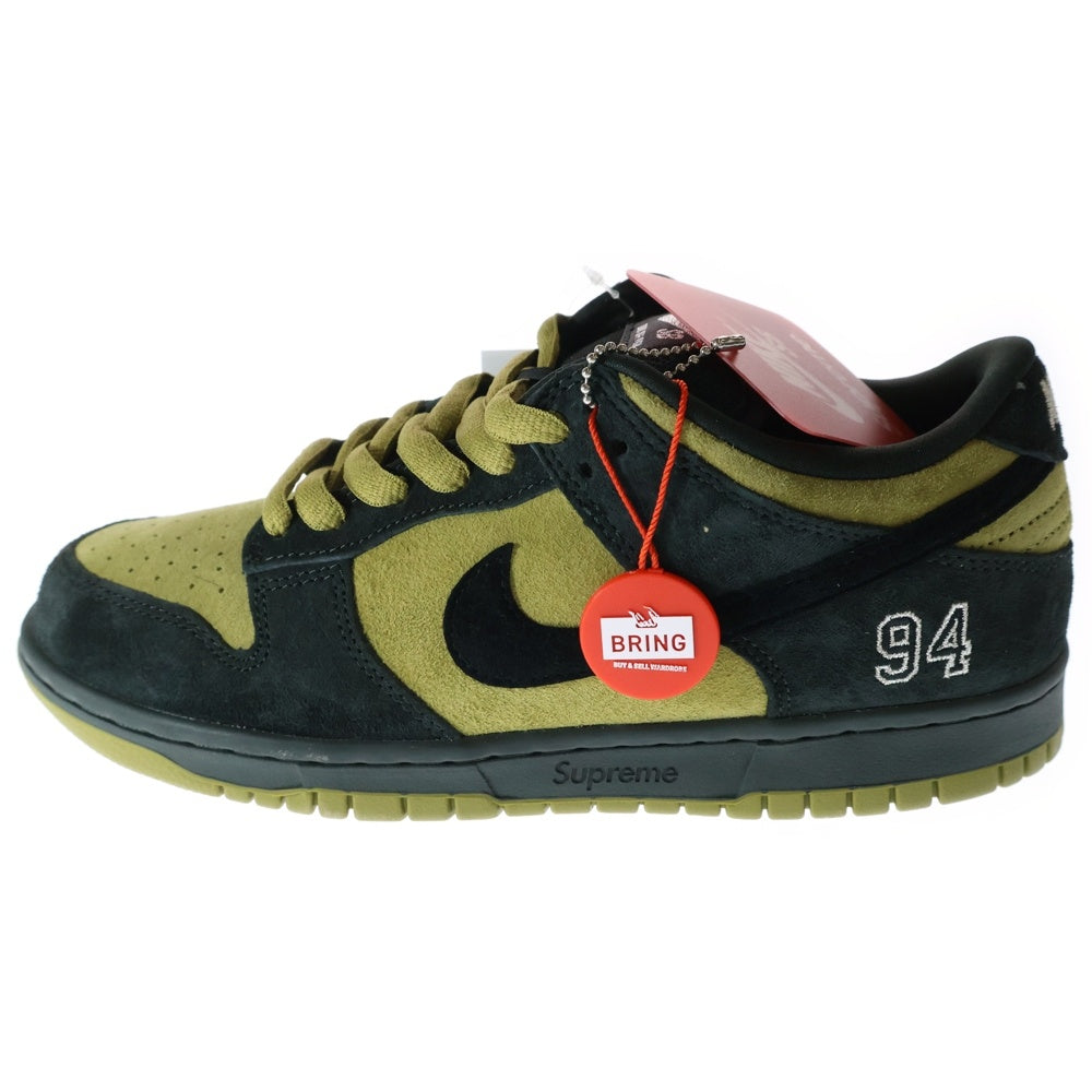 NIKE SB(ナイキエスビー) ×Supreme Dunk Low Camper Green HQ8487-300 アジア限定 ダンク ローカットスニーカー キャンパーグリーン US8/26.0cm