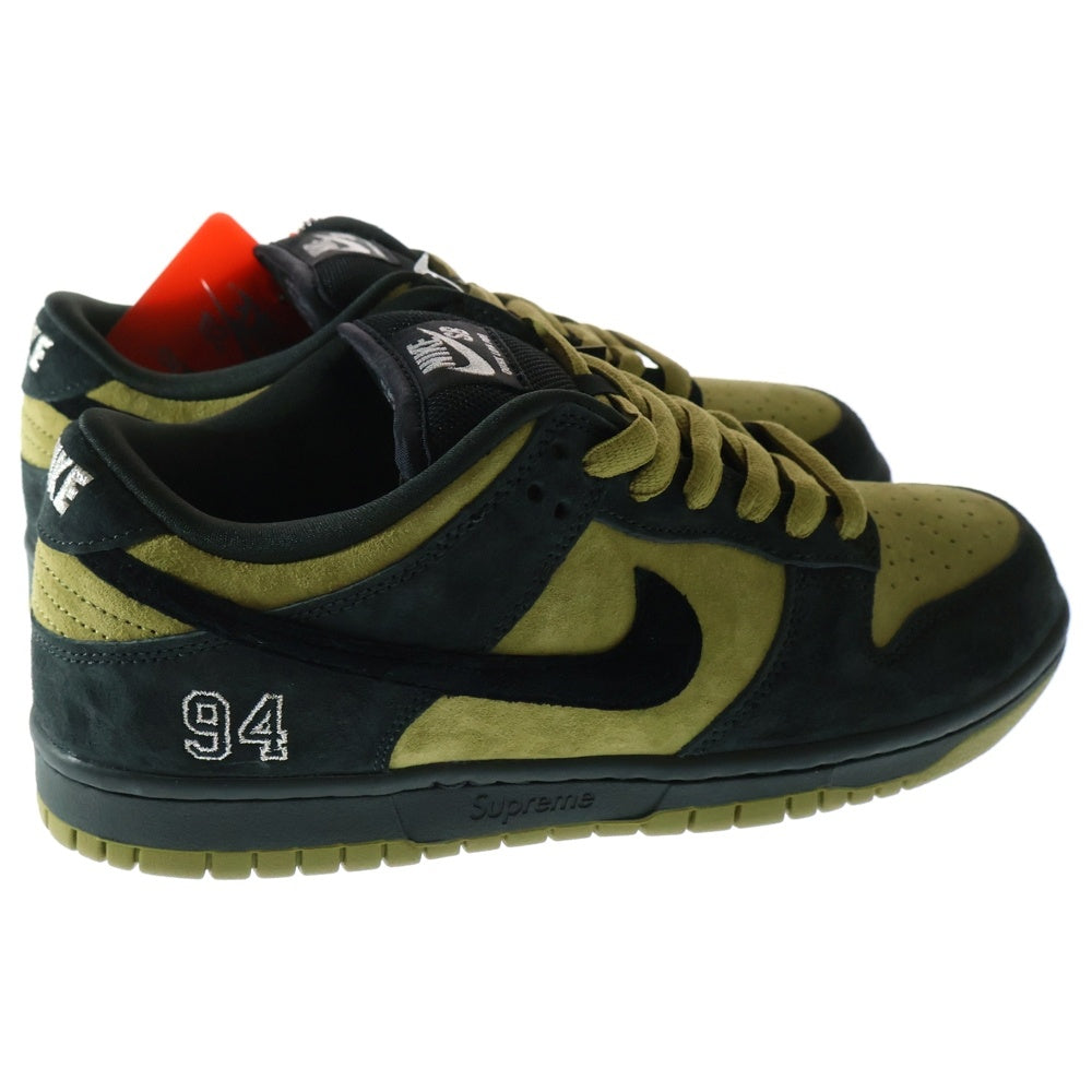 NIKE SB(ナイキエスビー) ×Supreme Dunk Low Camper Green HQ8487-300 アジア限定 ダンク ローカットスニーカー キャンパーグリーン US8/26.0cm
