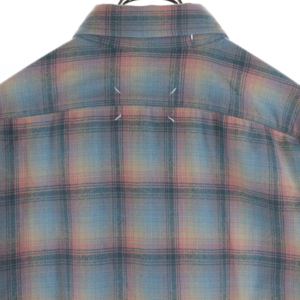 Maison Martin Margiela(メゾンマルタンマルジェラ) 23AW ×PENDLETON ×ペンドルトン チェック柄 長袖シャツ マルチ S67DT0002