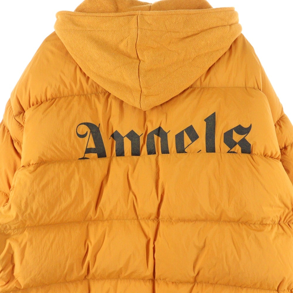 MONCLER GENIUS(モンクレール ジーニアス) ×Palm Angels DOWN HOODIE ダウンドッキング フーデッドスウェットジップパーカー オレンジ G209L8N00004