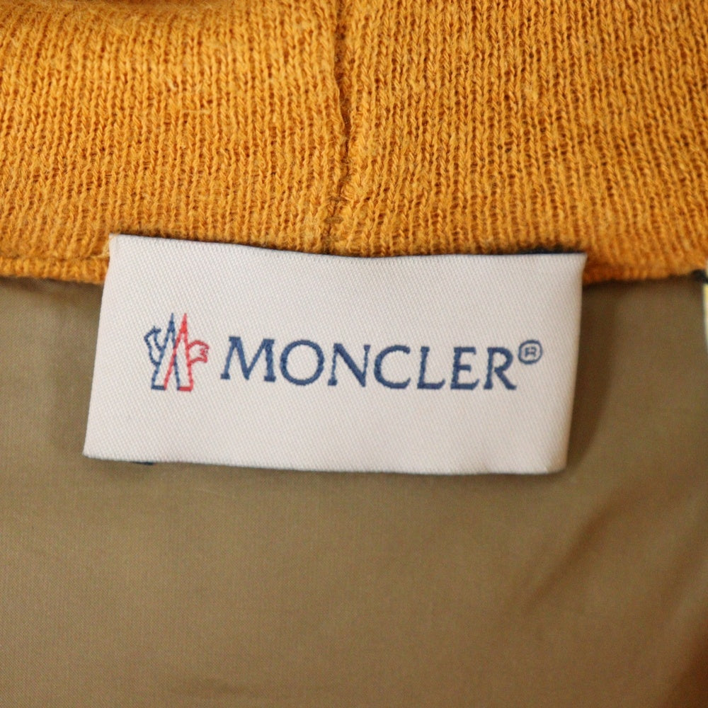 MONCLER GENIUS(モンクレール ジーニアス) ×Palm Angels DOWN HOODIE ダウンドッキング フーデッドスウェットジップパーカー オレンジ G209L8N00004