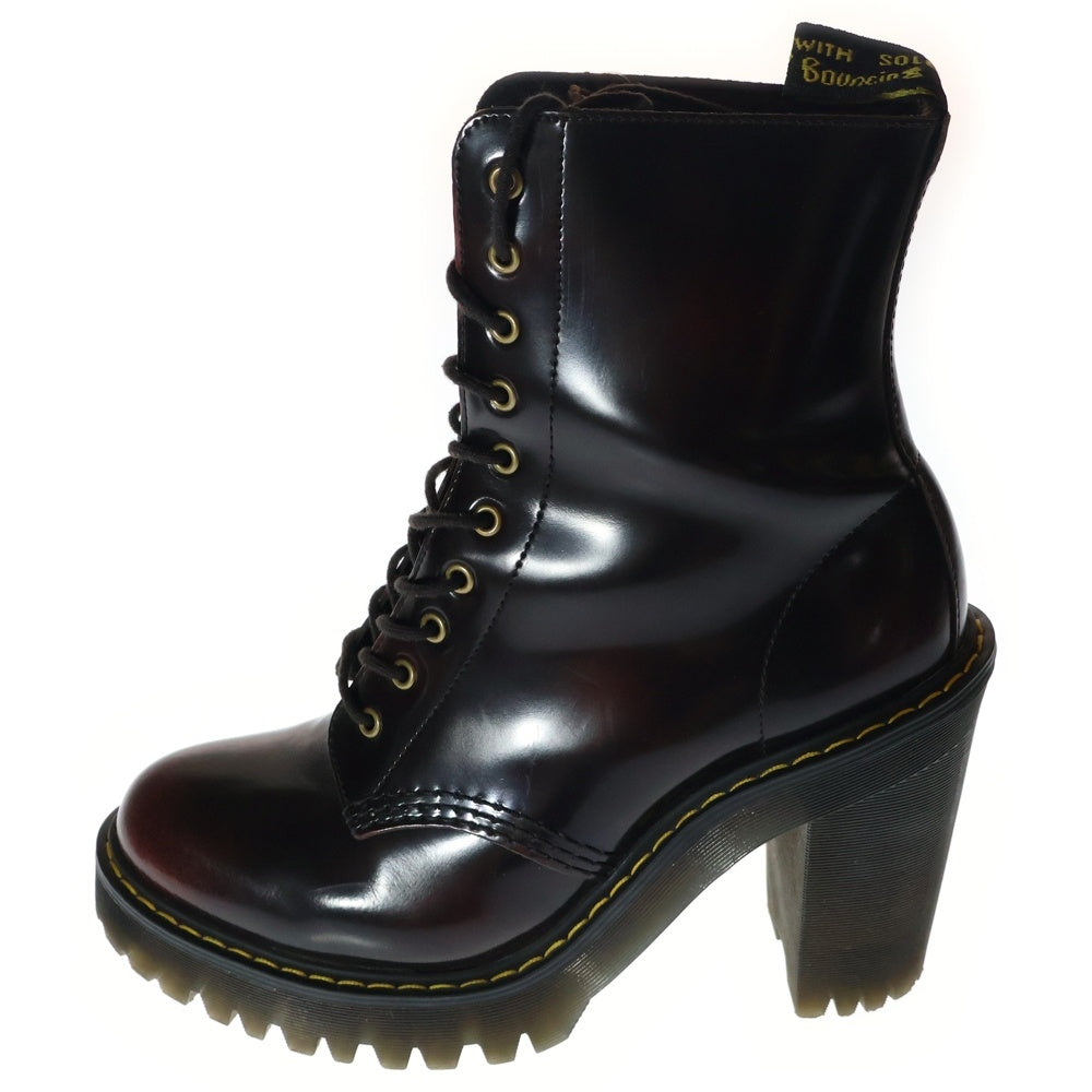 Dr.Martens(ドクターマーチン) KENDRA 10EYE BOOT レースアップヒールブーツ レディース 23727600 チェリーレッド