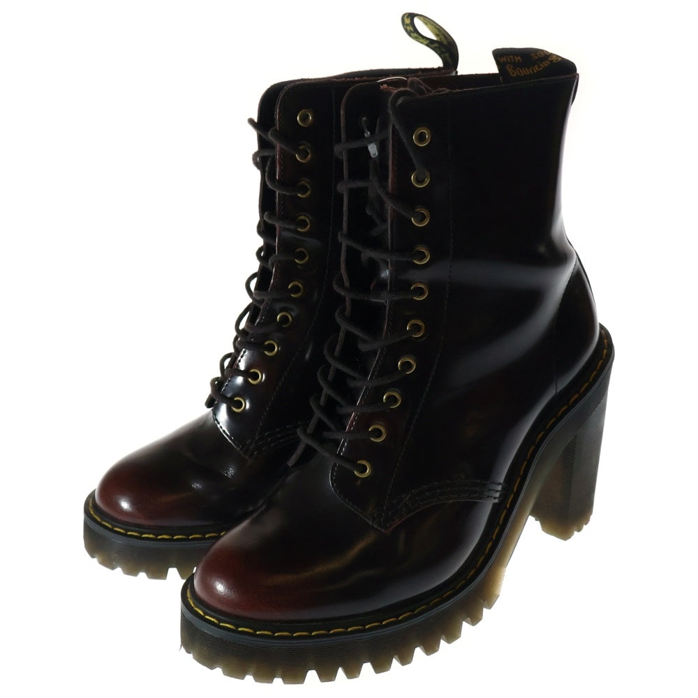 Dr.Martens(ドクターマーチン) KENDRA 10EYE BOOT レースアップヒールブーツ レディース 23727600 チェリーレッド