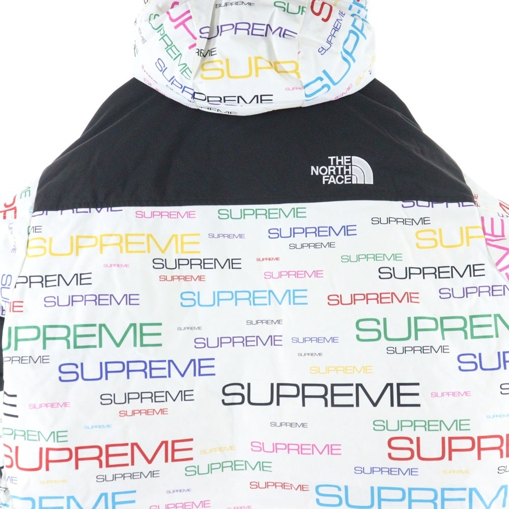 THE NORTH FACE(ザノースフェイス) ×Supreme Coldworks 700-Fill Down シュプリーム 総柄デザイン ダウンジャケット ホワイト ND521011