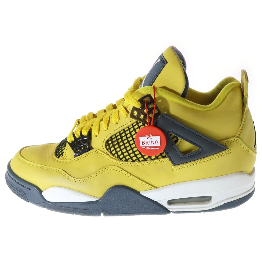 NIKE(ナイキ) AIR JORDAN 4 RETRO TOUR YELLOW エアジョーダン レトロ ハイカットスニーカー ツアー イエロー US8.5/26.5cm CT8527-700