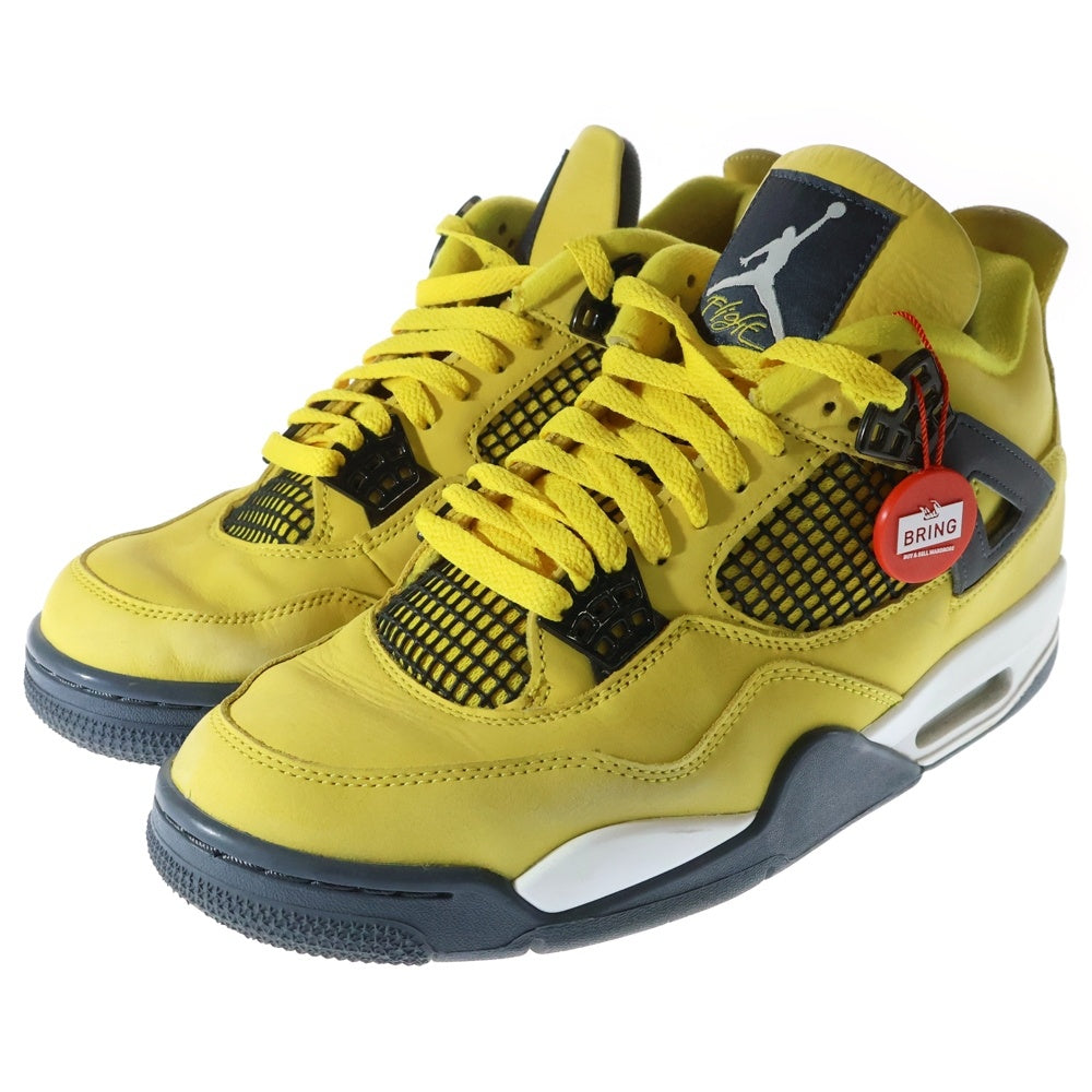 NIKE(ナイキ) AIR JORDAN 4 RETRO TOUR YELLOW エアジョーダン レトロ ハイカットスニーカー ツアー イエロー US8.5/26.5cm CT8527-700