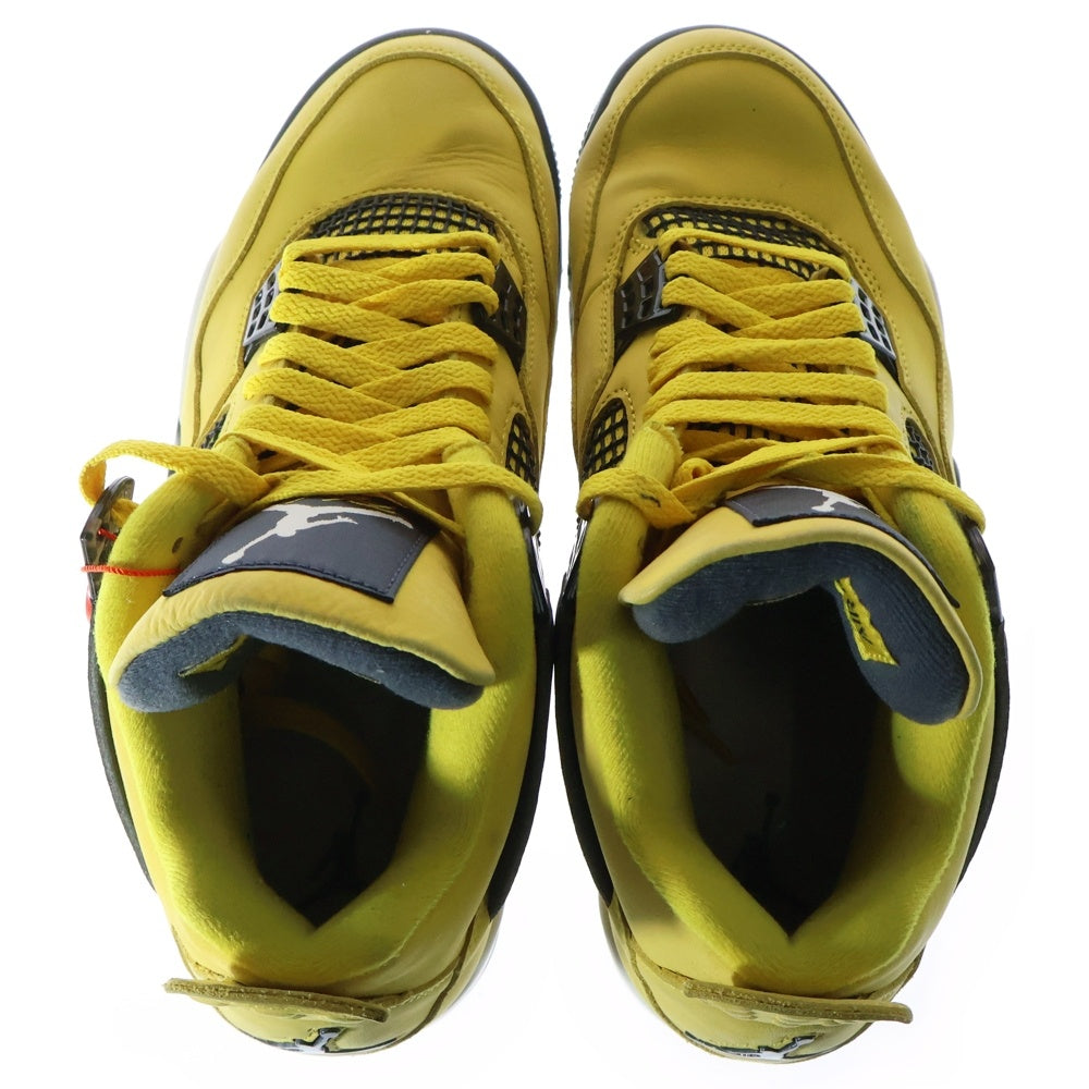 NIKE(ナイキ) AIR JORDAN 4 RETRO TOUR YELLOW エアジョーダン レトロ ハイカットスニーカー ツアー イエロー US8.5/26.5cm CT8527-700