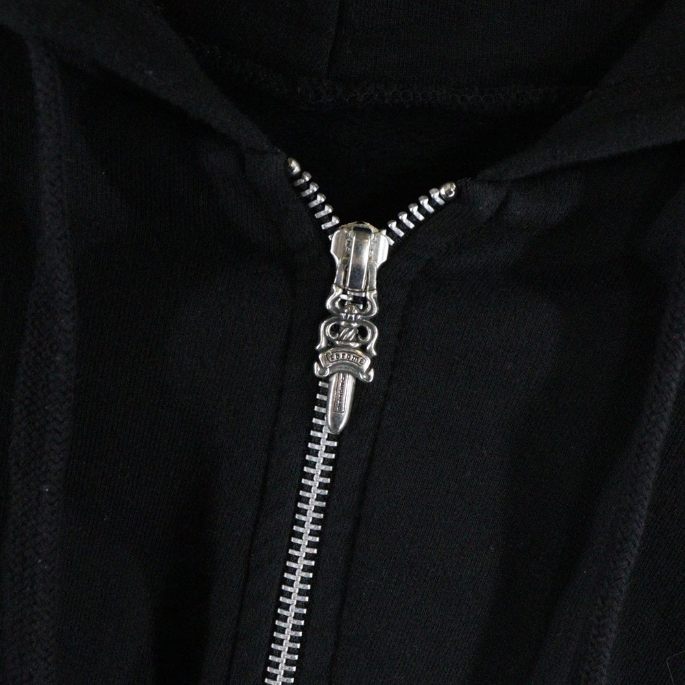 CHROME HEARTS(クロムハーツ) SWTSHRT HD ZIP 東京限定 ホースシュー バックプリント ジップアップパーカー ブラック