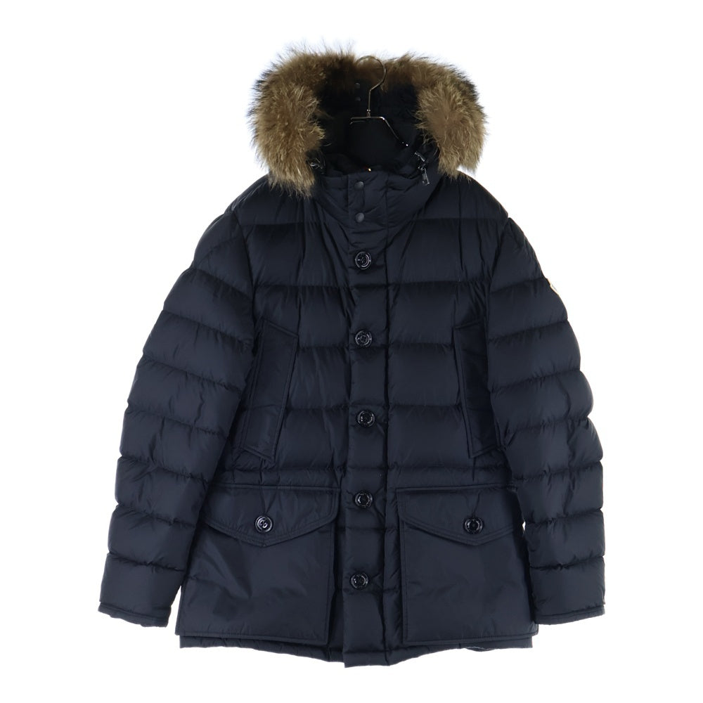 MONCLER(モンクレール) CLUNY クリュニー ファー付き ダウンジャケット ブラック G20911B52502