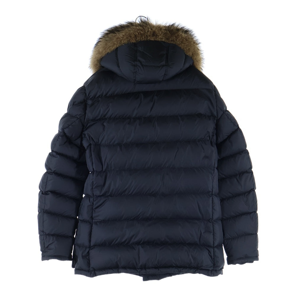 MONCLER(モンクレール) CLUNY クリュニー ファー付き ダウンジャケット ブラック G20911B52502