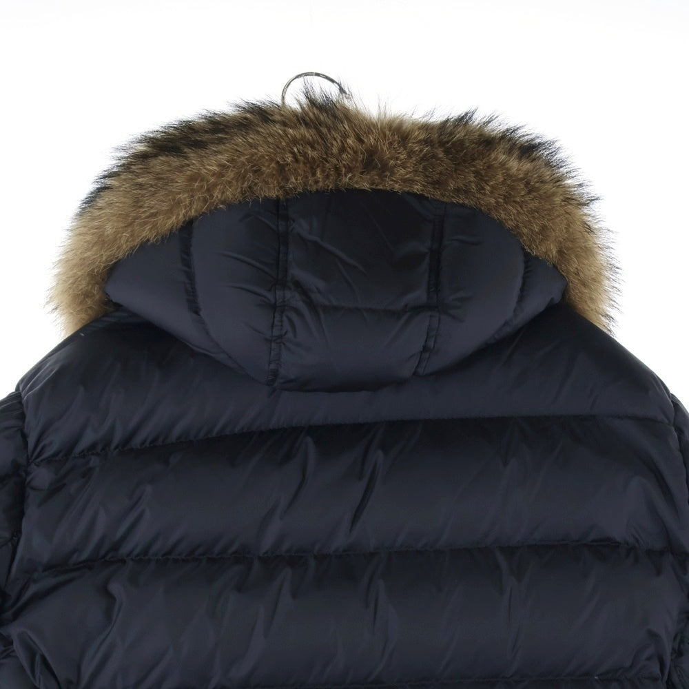 MONCLER(モンクレール) CLUNY クリュニー ファー付き ダウンジャケット ブラック G20911B52502