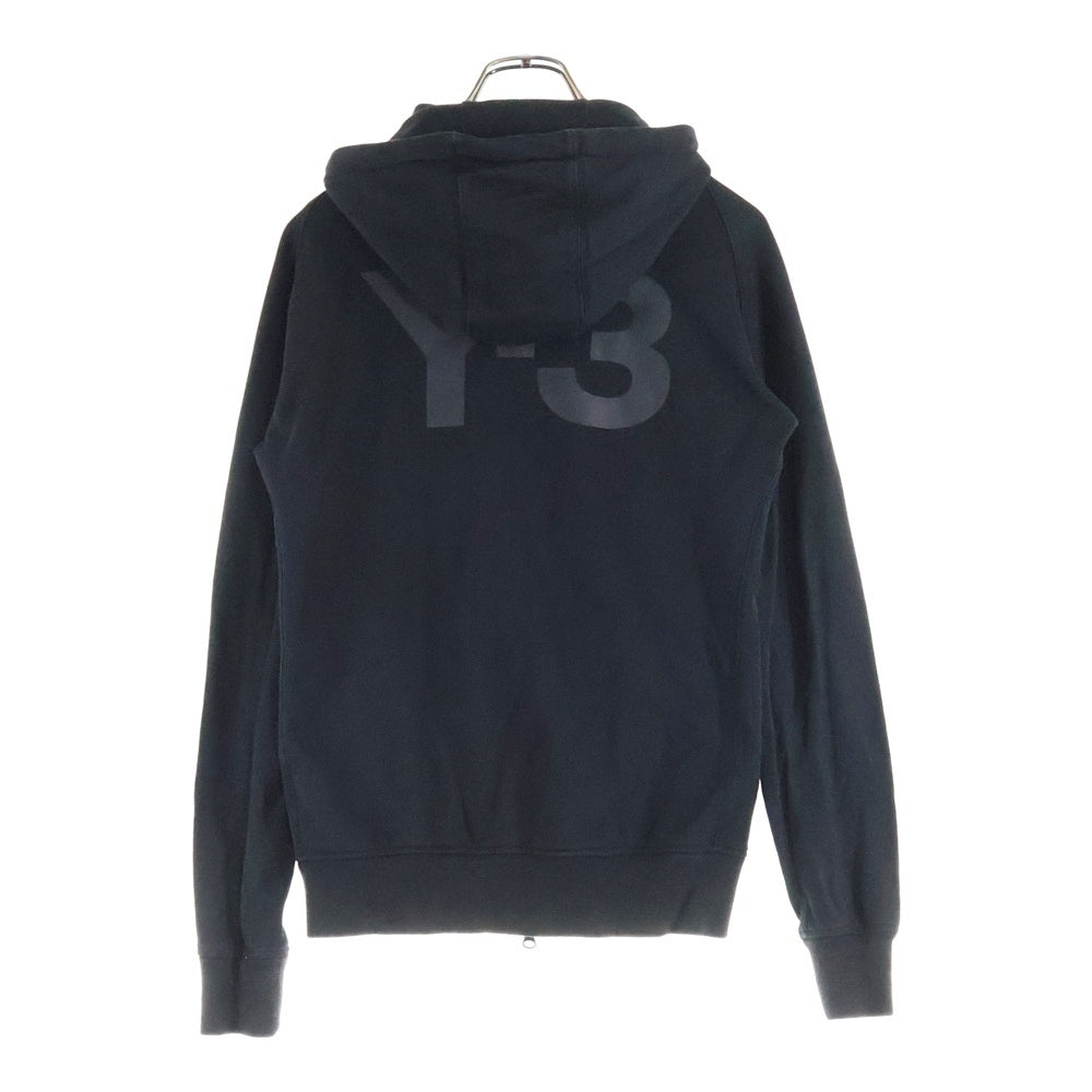 Y-3(ワイスリー) プルオーバージップフーディー フロントロゴ パーカー ブラック 1AX001