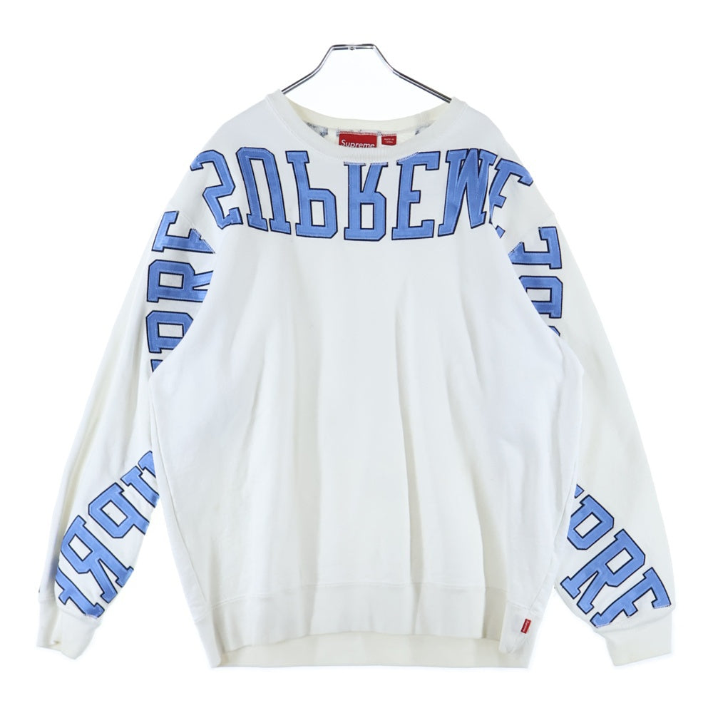 SUPREME(シュプリーム) 22SS Multi Arc Crewneck アーチロゴ クルーネックスウェット トレーナー ホワイト/ブルー