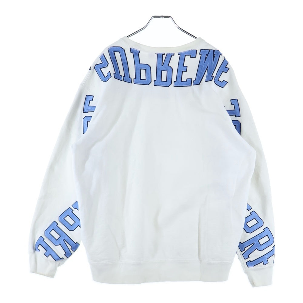SUPREME(シュプリーム) 22SS Multi Arc Crewneck アーチロゴ クルーネックスウェット トレーナー ホワイト/ブルー