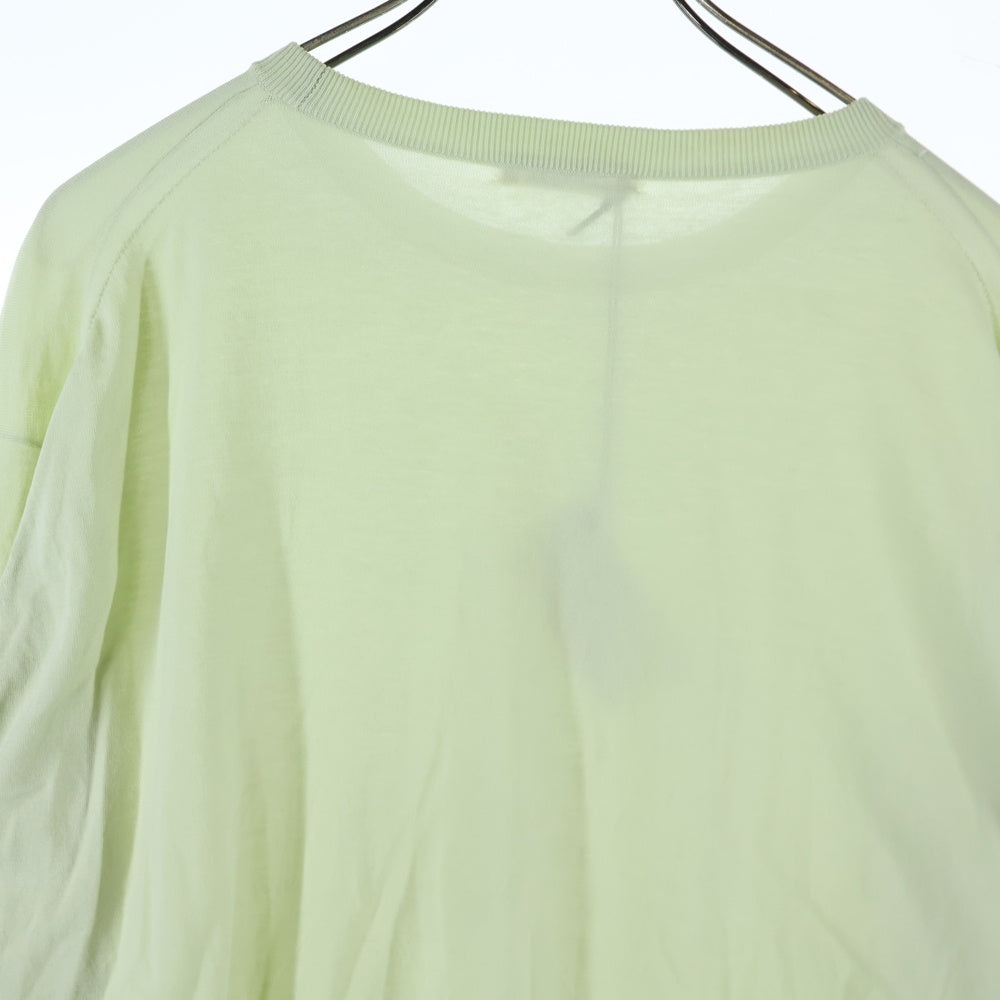 AURALEE(オーラリー) 25SS クルーネック ニットセーター ライトグリーン A25SP01KA