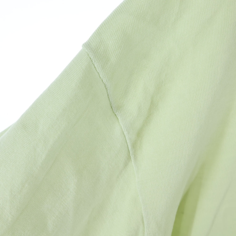 AURALEE(オーラリー) 25SS クルーネック ニットセーター ライトグリーン A25SP01KA