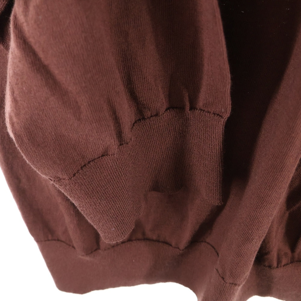 AURALEE(オーラリー) 25SS クルーネック ニットセーター ブラウン A25SP01KA