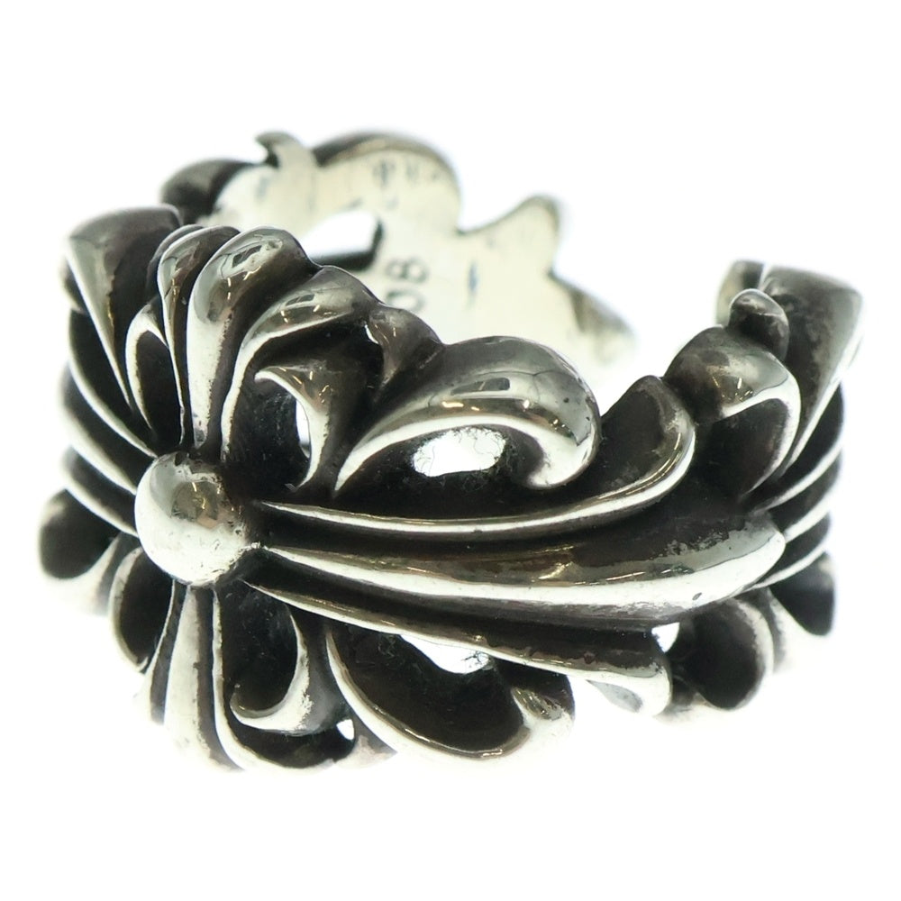 CHROME HEARTS(クロムハーツ) DBL FLRL CRS ダブルフローラルクロス リング シルバー BCA390